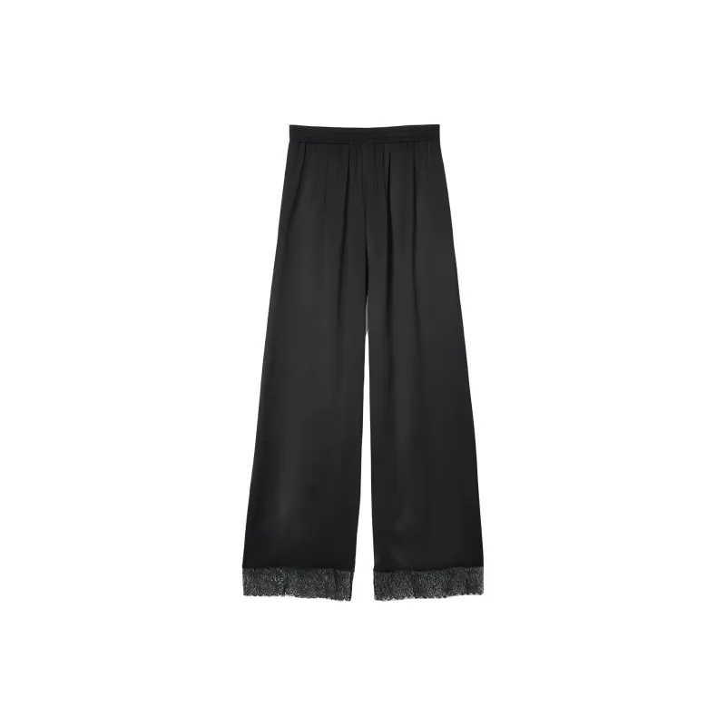 Burberry Elasticated waistband Silk Trousers-0