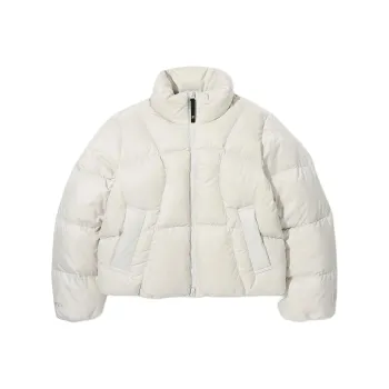 FILA FLOW Down Puffer Jacket Women's Ecru