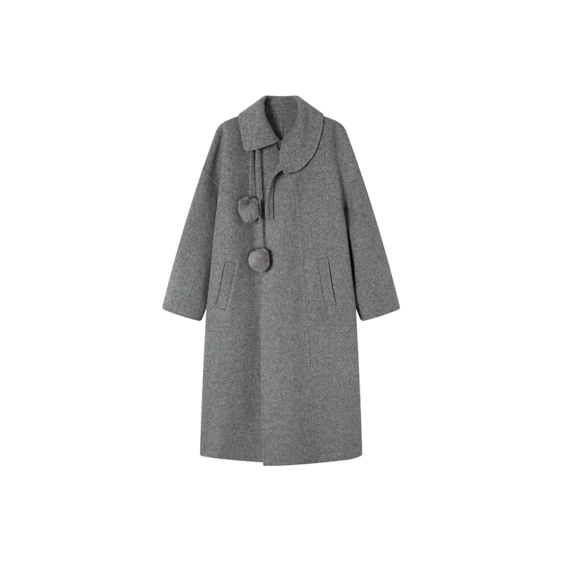Ouyang Coats Women's Pine Smoke Gray-0