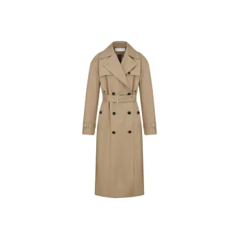 DIOR Trench Coats Women's Beige