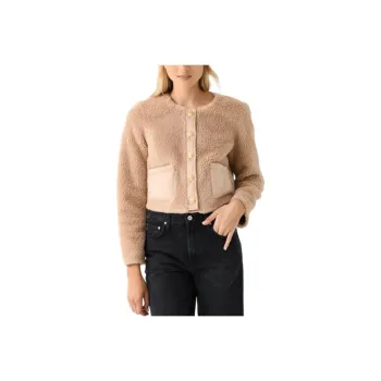 LOVESHACKFANCY Velvet-feel Coat Women's Honey