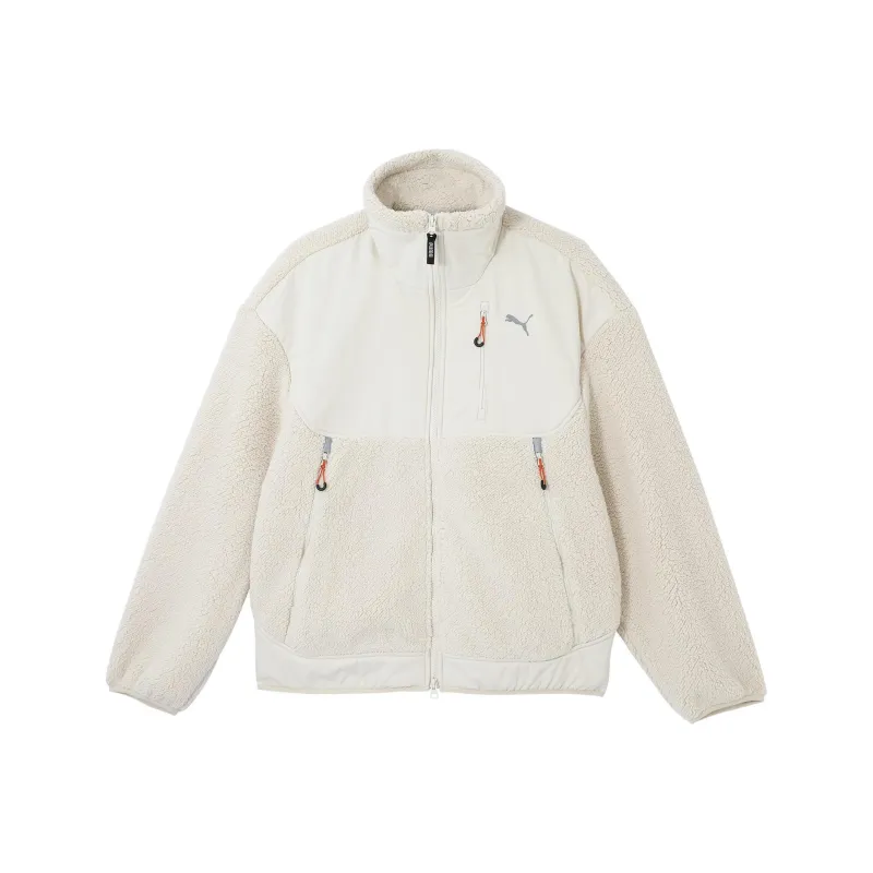 PUMA WINTERIZED Velvet feel Coat Women's Snow White-0