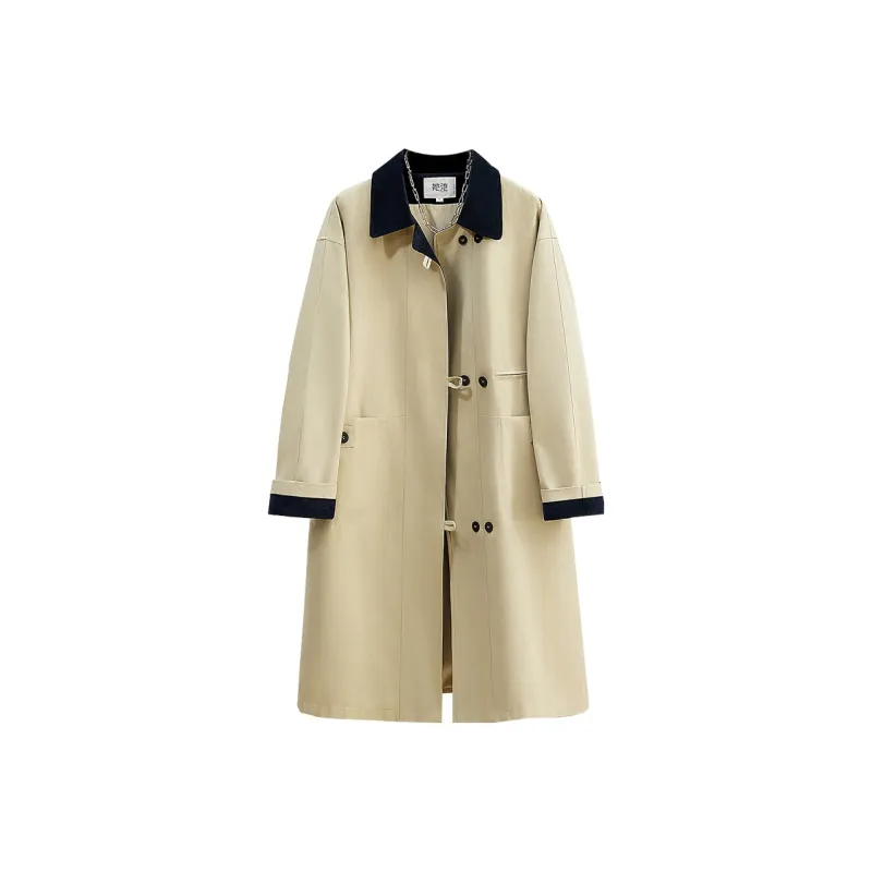 TOUCH Trench Coat Women's Khaki-0