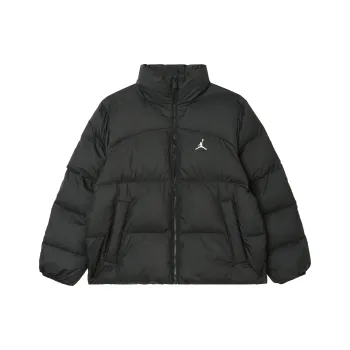 JORDAN Puffer Jackets Women's Black/White