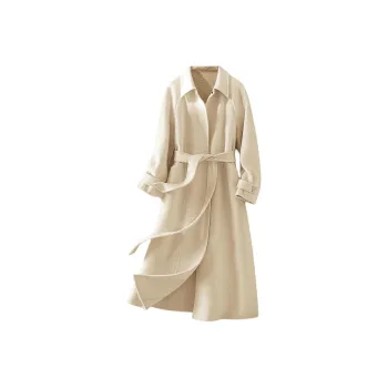 IHIMI Coats Women's Ecru