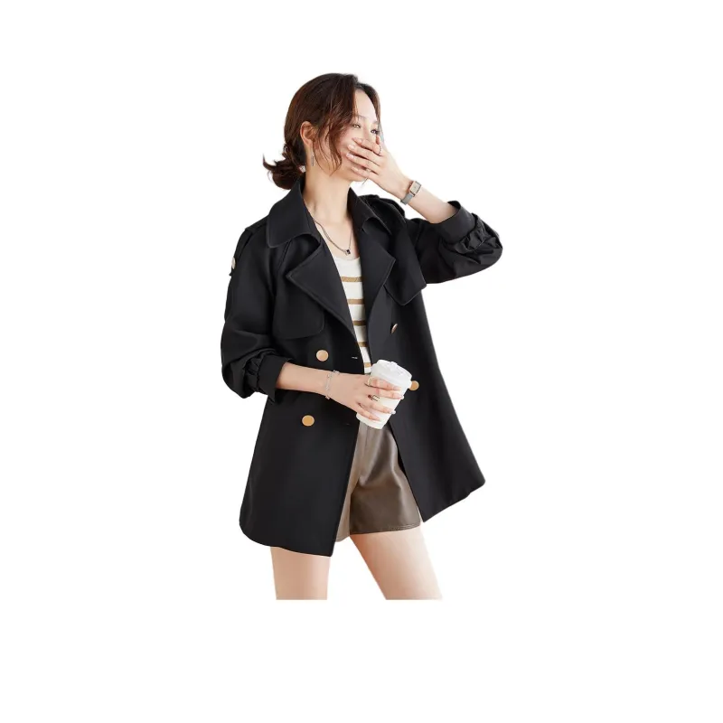TERRE BLEUE Trench Coat Women's Khaki-7