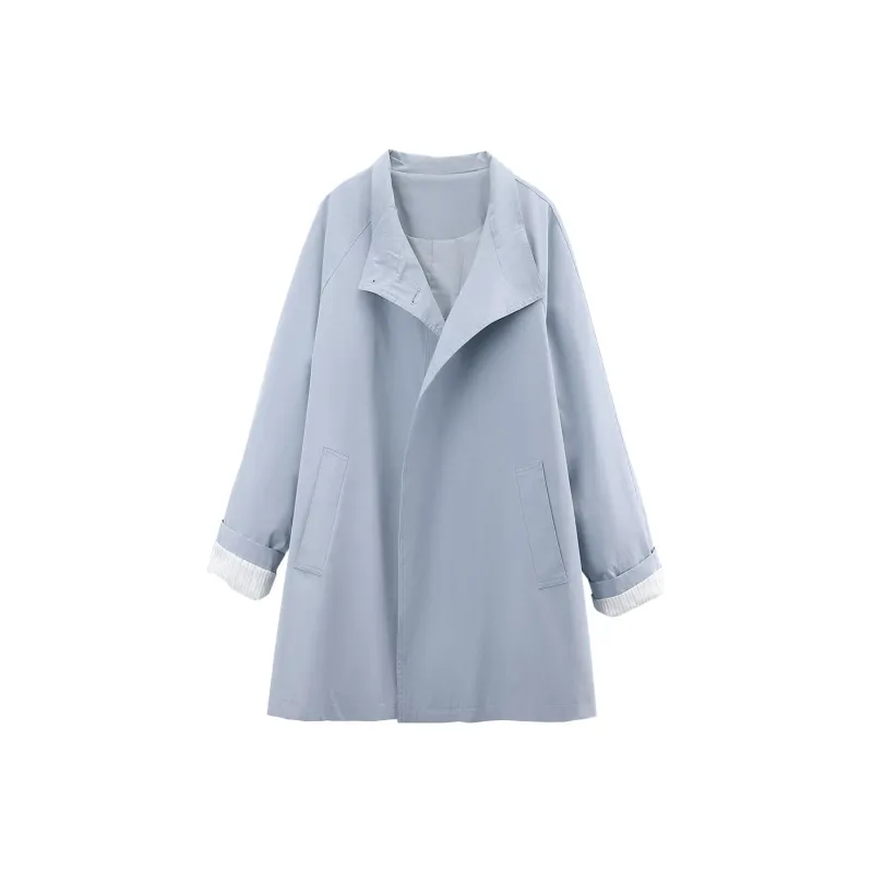 A Paradise For Awakening Trench Coat Women's-7