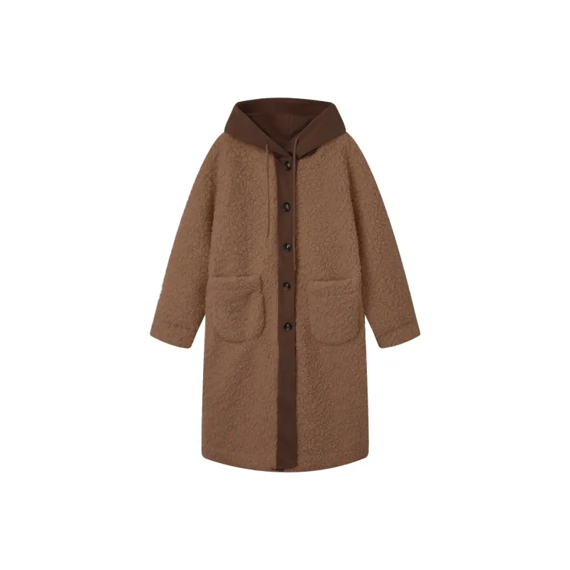 PAZZO Shearling Thickened Thermal Coat Women's-2