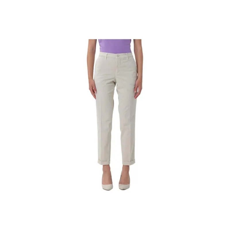 FAY Low Rise Straight Leg Tailored Chinos-0