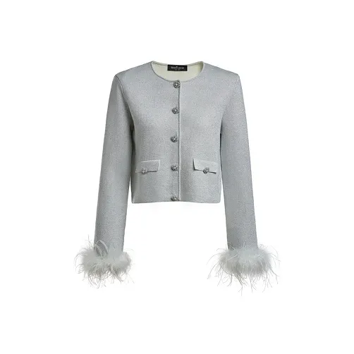 Rich Radi Q's Cropped Coats Women's-5