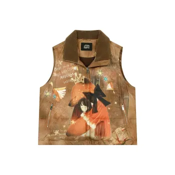 ELF SACK Vest Women's Bear Coffee