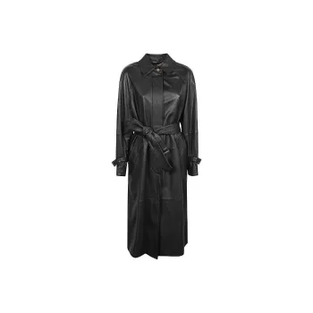 MaxMara Leather Jacket Women's Black