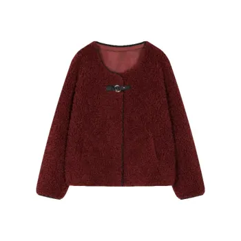 XWI Velvet feel Coat Women's Red