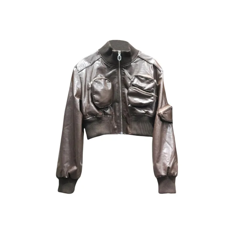 CPAURA Leather Jackets Women's-4