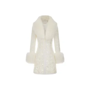 Wardrobes By Chen Coats Women's White