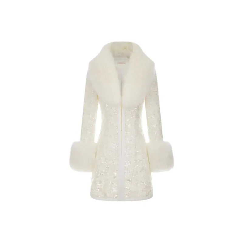 Wardrobes By Chen Coats Women's White-0
