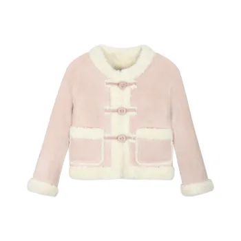 MISHOW Velvet-feel Coat Women's Pink