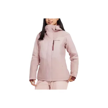 Columbia City Outdoor Collection Water Resistant Windproof Wear Resistant Windbreaker Jacket Women's Pink