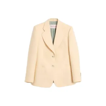 Valentino Single Breasted Long Sleeved Blazer