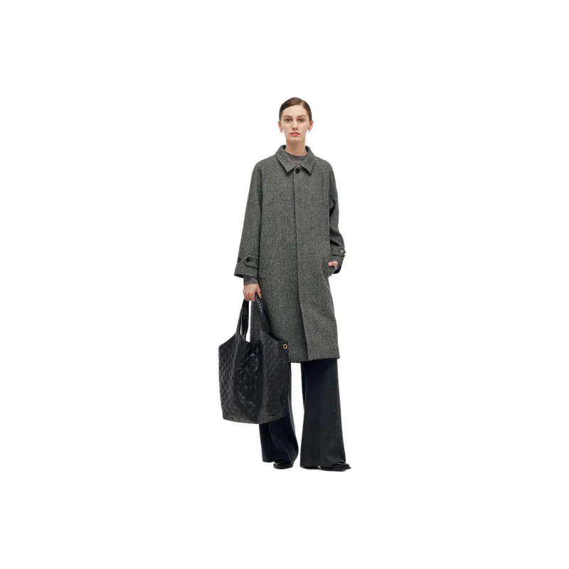 GOELIA Coats Women's Smoke Gray-0