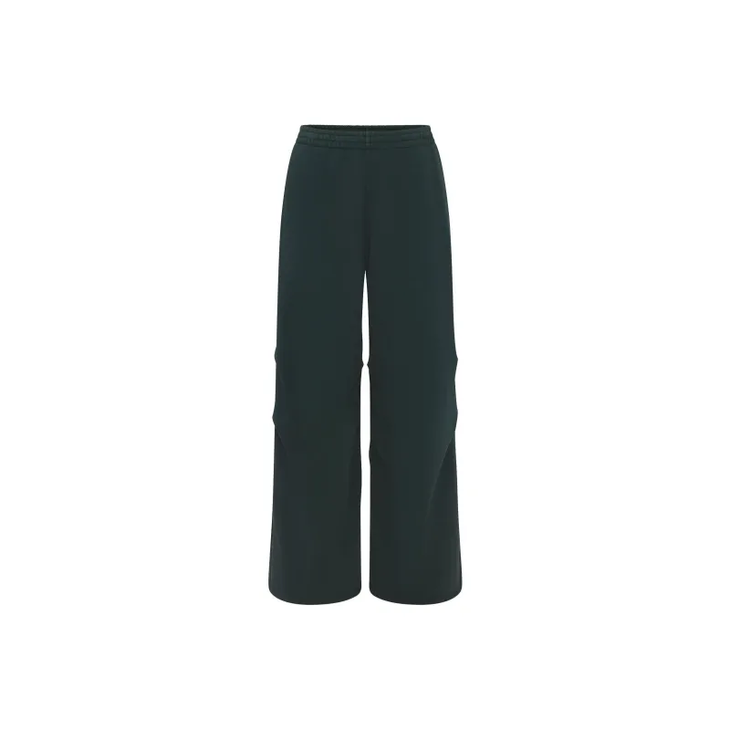 SKIMS FW24 VINTAGE FLEECE STRAIGHT LEG PANT Casual Pants Women's CYPRESS/Cypress Green-0