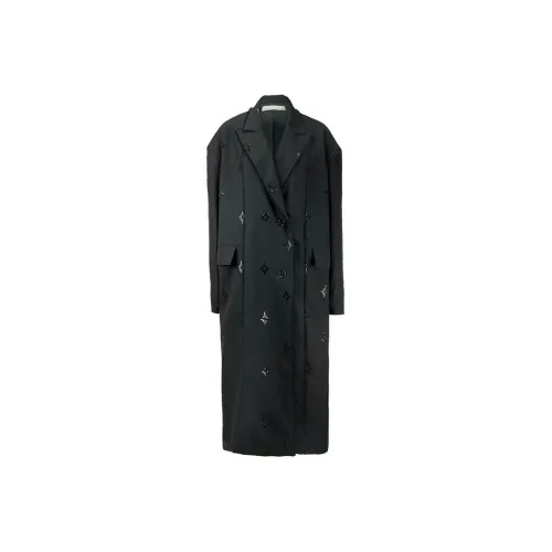 Louis Shengtao Chen Trench Coat Women's Black