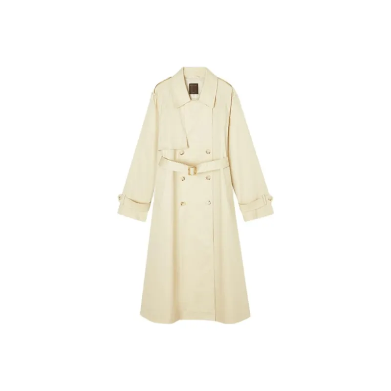 Orange Desire Trench Coat Women's-0