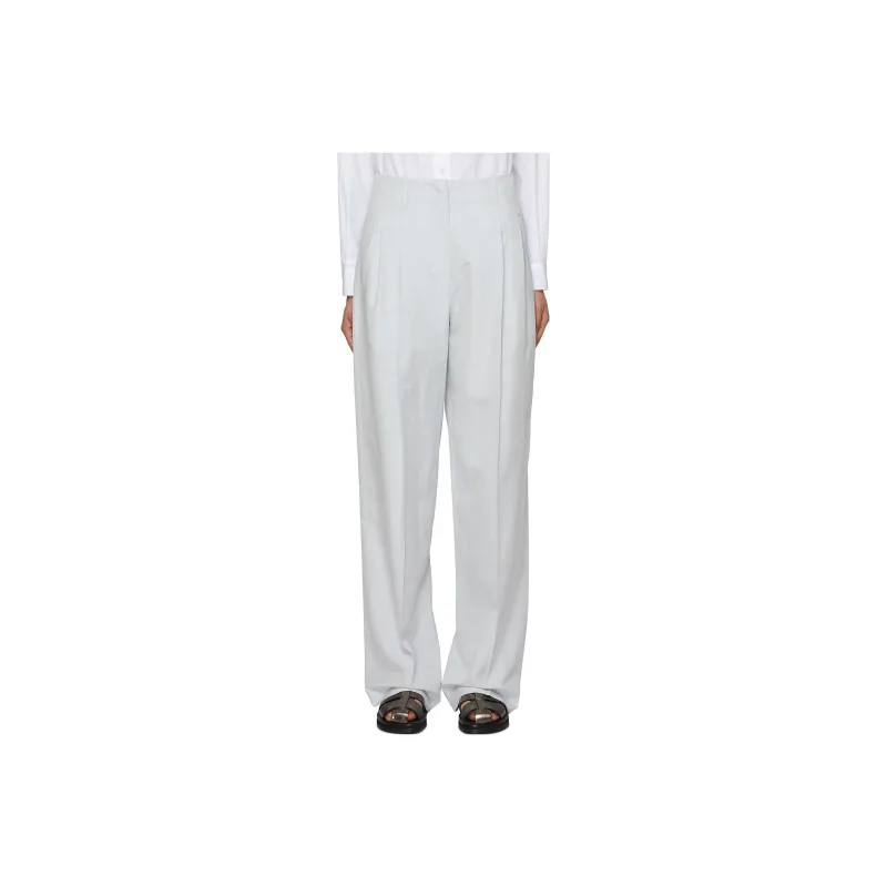 Bottega Veneta High Waist Satin Trousers-0
