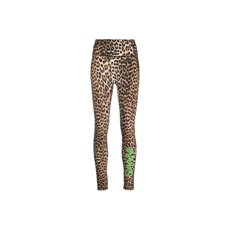 GANNI Active Ultra High Waist Tights 'Leopard'-0