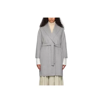 MaxMara Coat Women's Light Gray