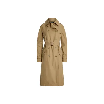 LAUREN RALPH LAUREN FW24 Trench Coat Women's Birch Brown