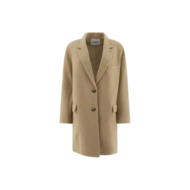 ISABEL MARANT Limiza Button Up Coat-0
