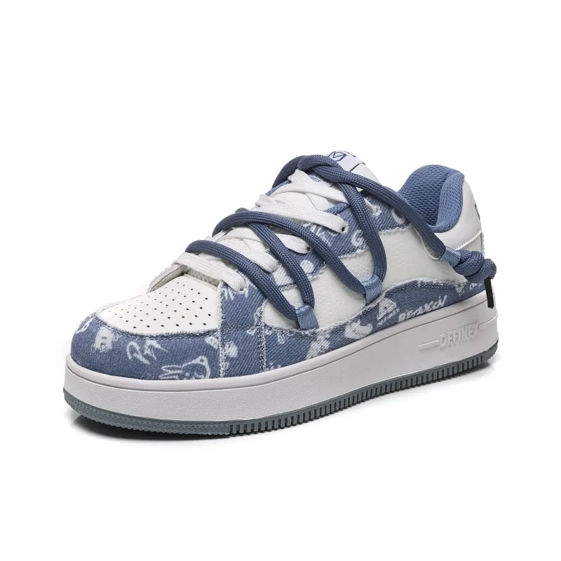 Dnnnn Height Increasing Balance Abrasion Resistant Waterproof Slip Resistant Low Top Skateboard Shoes Unisex-11