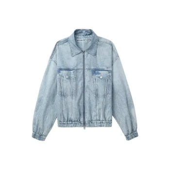 Alexander Wang Zip up Denim Jacket