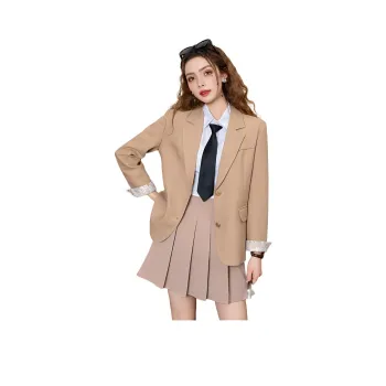 FAWENXIANGZI Business Suit Women's Khaki