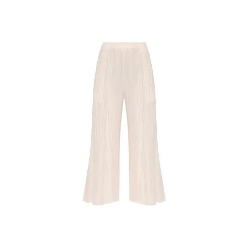 PLEATS PLEASE ISSEY MIYAKE Mellow Plissé Cropped Trousers