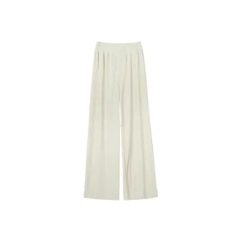 Migu Casual Pants Women's Almond Milk Apricot