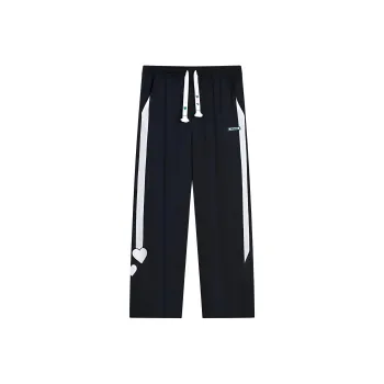 XTEP Casual Pants Women's Jet Black/Pearl White