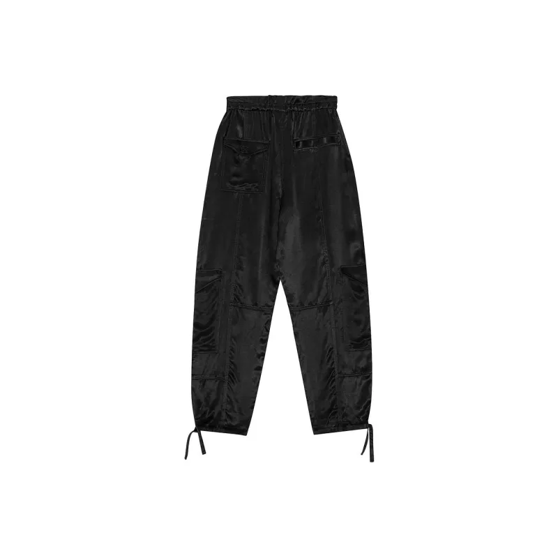 GANNI Washed Satin Trousers-0