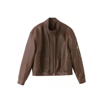 Yi Mengyuan Leather Jacket Women's