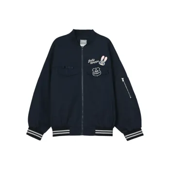 Snbl Baseball Jacket Women's Navy Blue