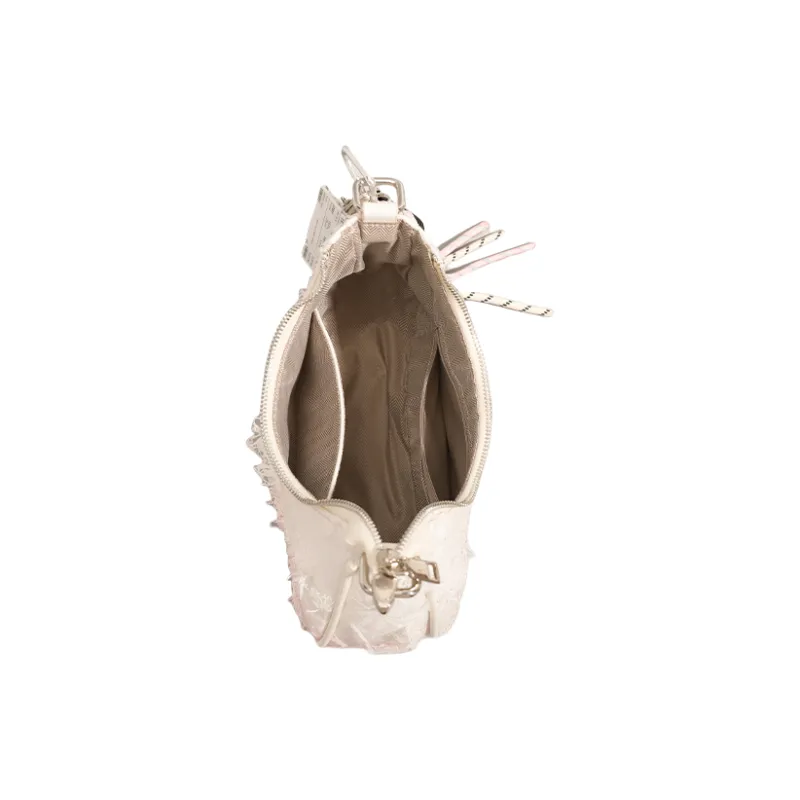 OCTSUI PU Shoulder Bag Regular Women's Ecru-6
