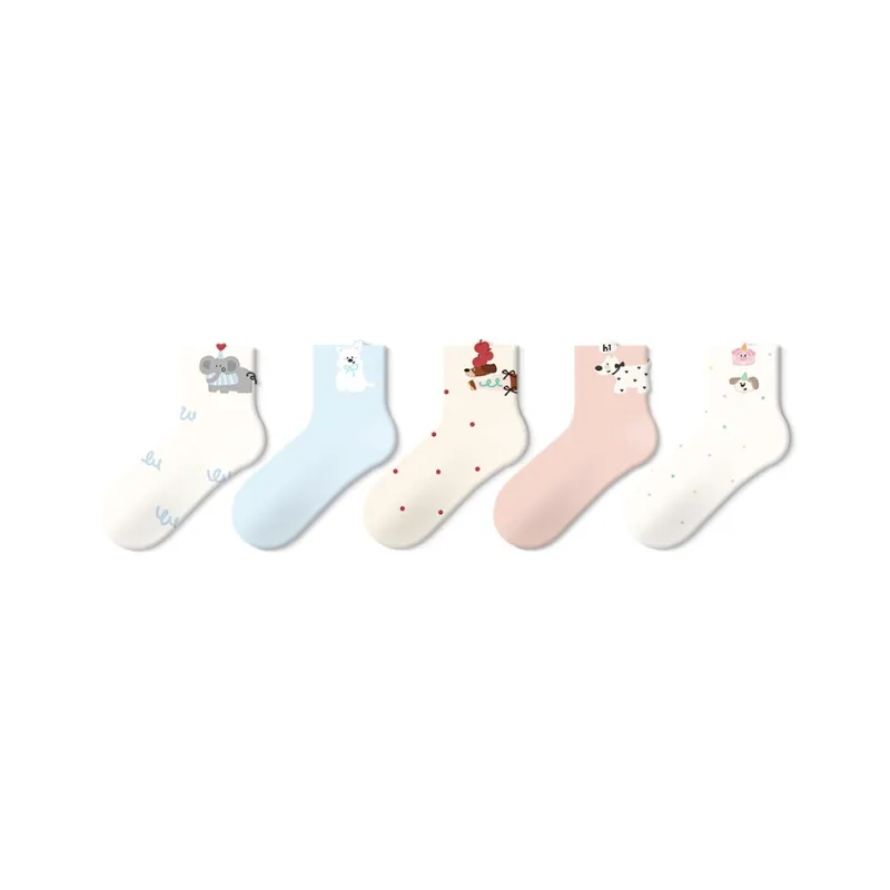 JKN Mid Calf Socks Women's 5 Pack-0