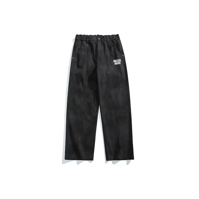 ROBINHOOD Casual Pants Unisex Khaki-12