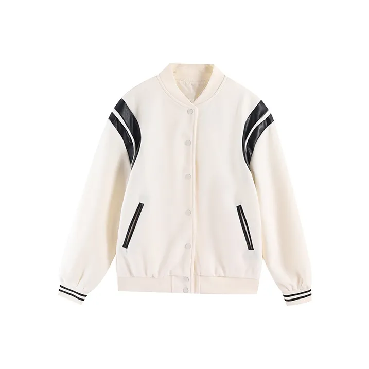 DEDY Baseball Jacket Unisex Apricot-0