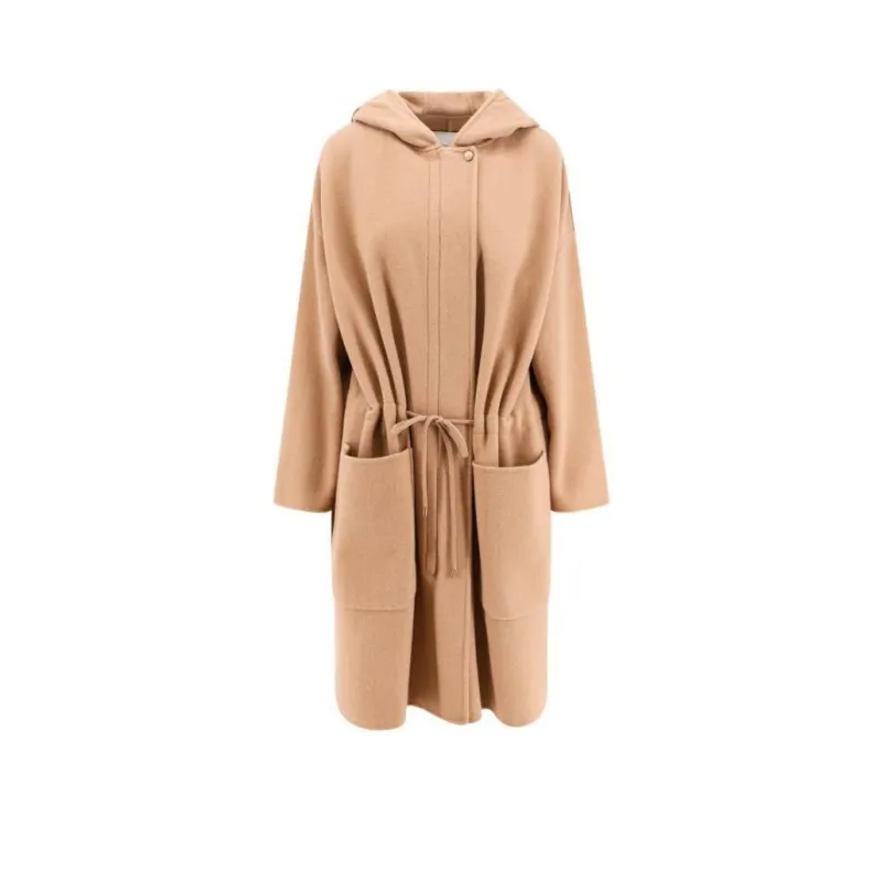 MaxMara Miele Drawstring Coat-0
