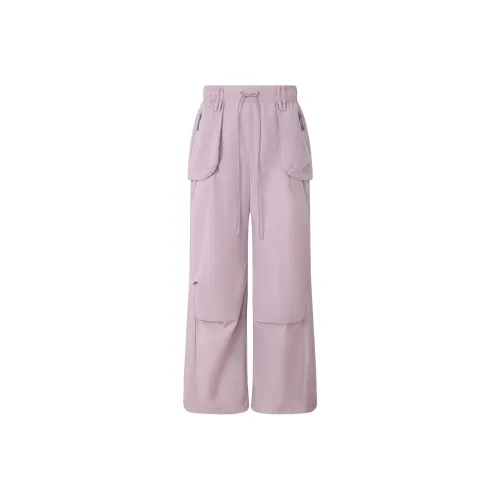 Adidas PARACHUTE TRACKSUIT BOTTOMS Casual Pants Women's Purple Pink