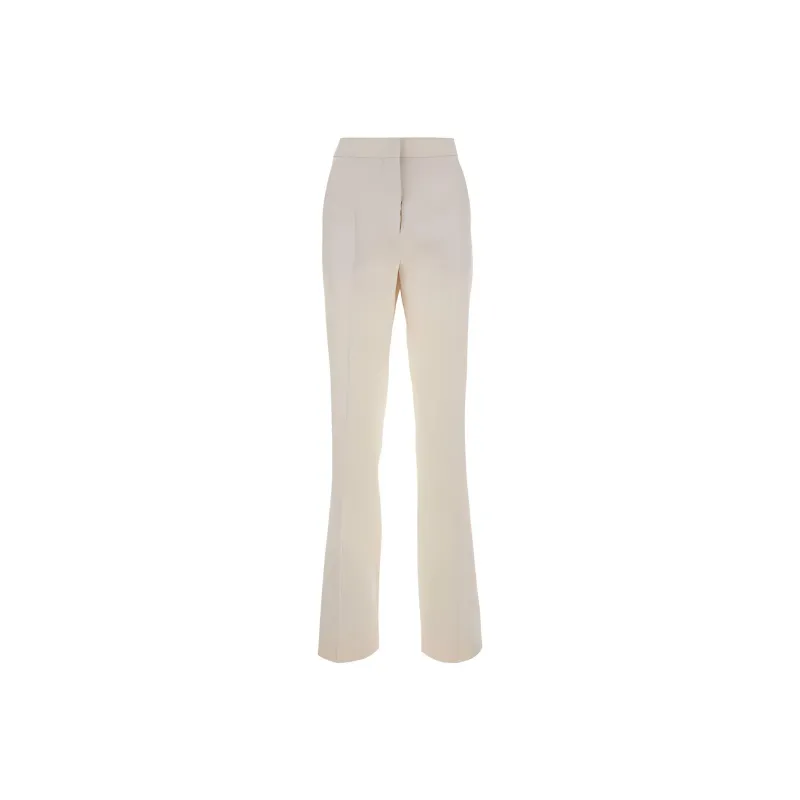 MaxMara Pleated Straight Leg Trousers-0