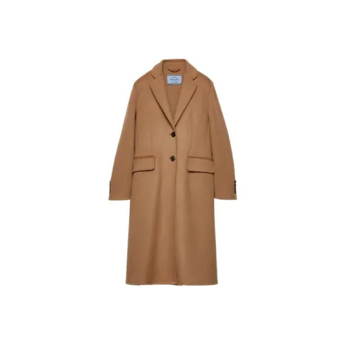 PRADA Coats Women's Umber