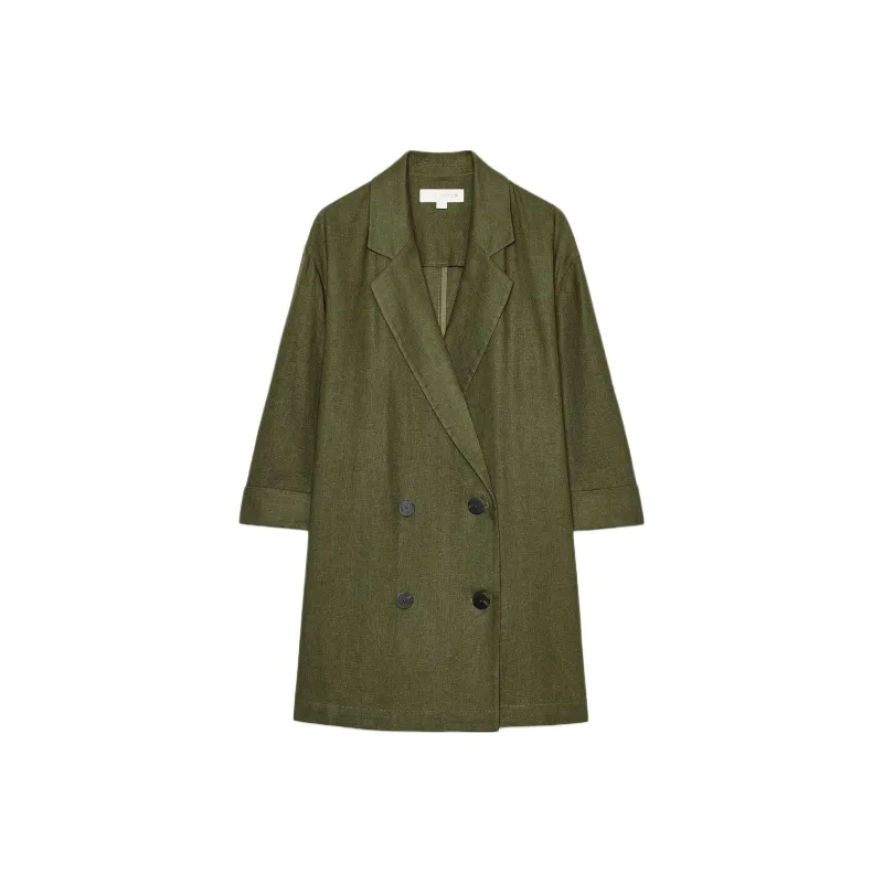 ZARA Business Suit Women's Dark Khaki-0